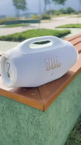JBL Boombox 4 Branca Caixa de Som Original