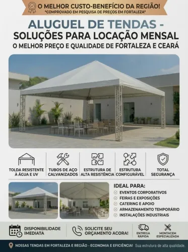 Tendas Profissionais: Alugue ou Compre com Melhor Preço!