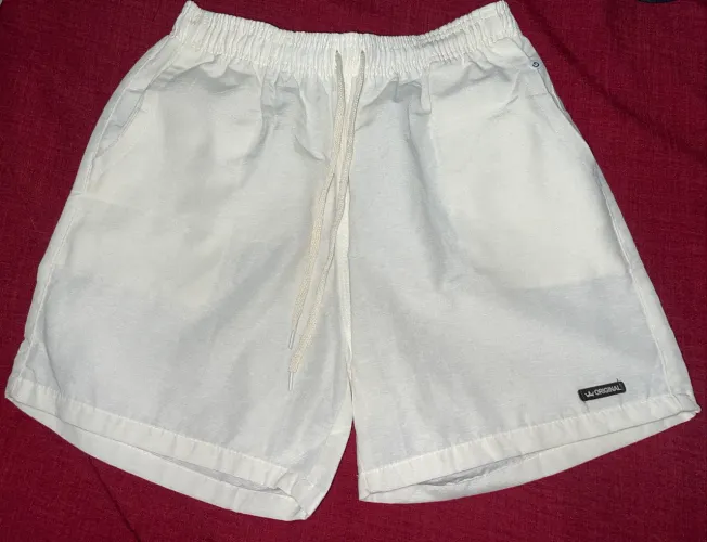 Bermuda de linho masculina