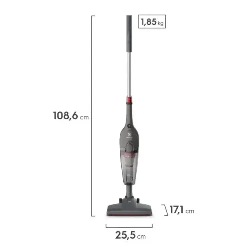 Aspirador de Pó Vertical 2 em 1 Electrolux STK15 com Fio Urban 1300W Cinza - 220V