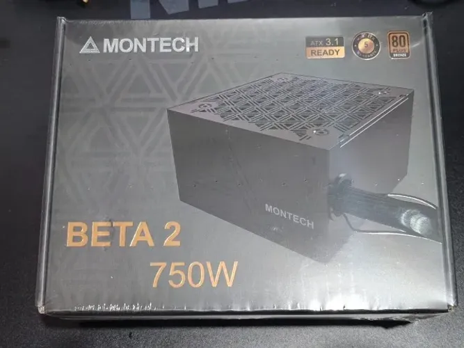 Fonte Montech Beta 2 750W, 80 Plus Bronze, PFC Ativo, ATX 3.1