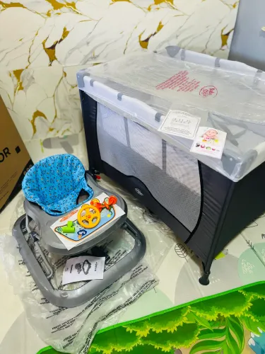 Berço e cercado + ANDAJAR novo lacrado