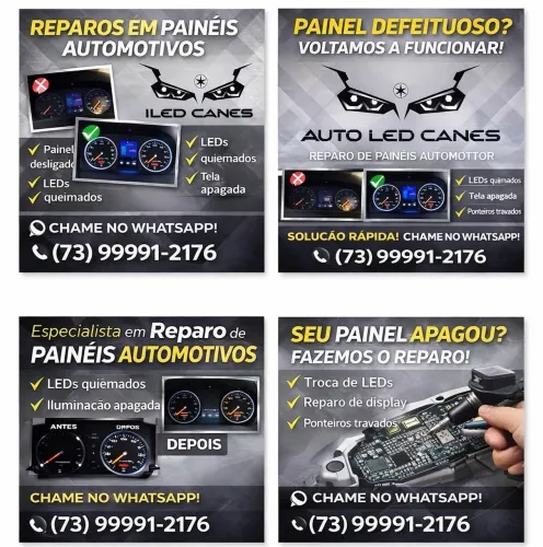 Reparo e personalização de painéis automotivos 