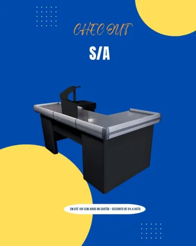 Check-out com kit automação vários tamanhos pronta entrega 