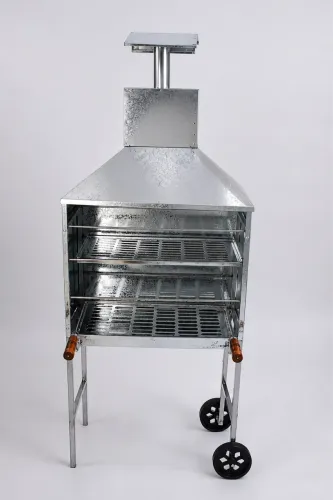 Carrinho Churrasqueira Florença Galvanizado 60 cm a Carvão para Espetinhos - Móvel