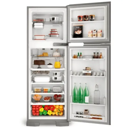 Geladeira Brastemp Frost Free Duplex 375L Inox com - Compartimento Extrafrio Fresh Zone