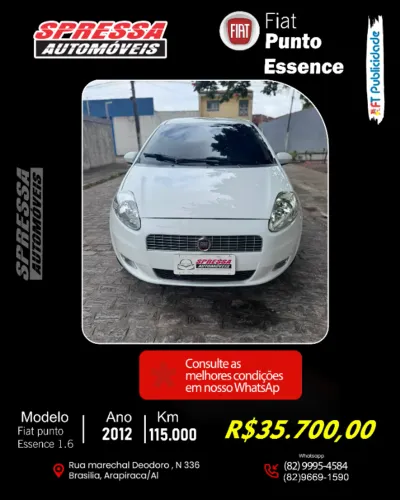 Fiat Punto Essence 1.6 Flex 16V 5P 2012