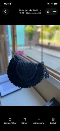 Bolsa de crochê 