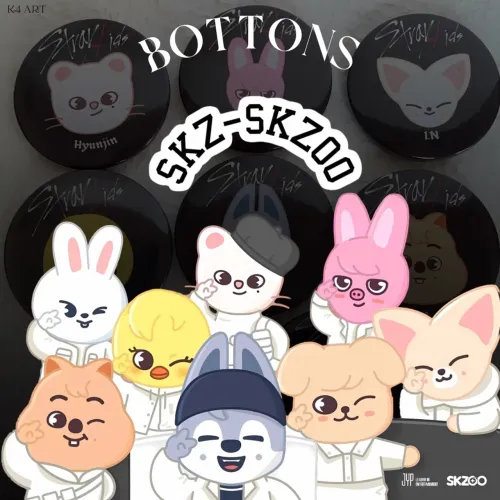 Bottons personalizados Stray Kids