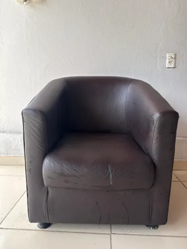 Poltrona de couro