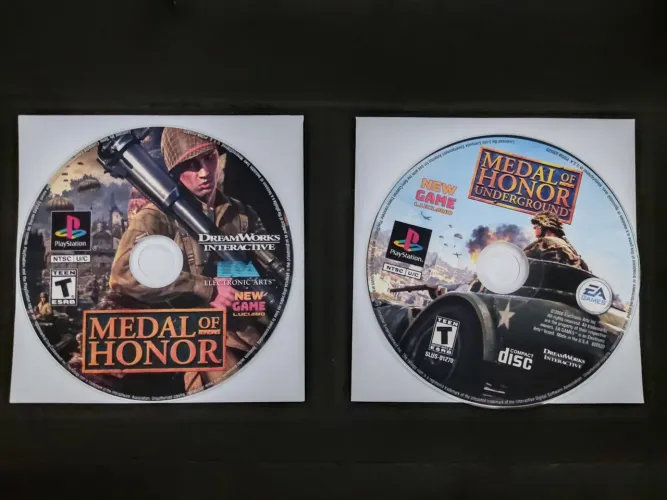 Coleção medal of honor PS1 reprô