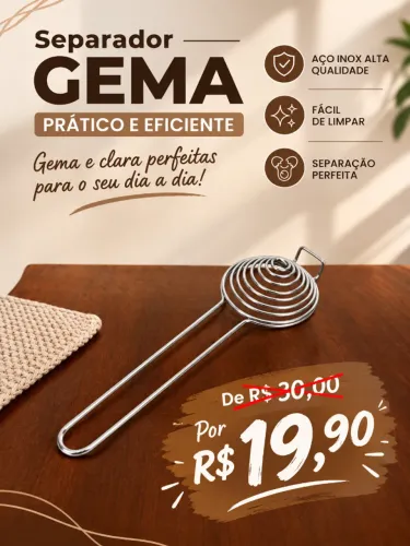 Separador de Gema