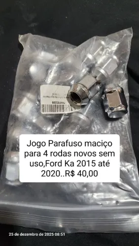 Jogo de porca roda Ford Ka