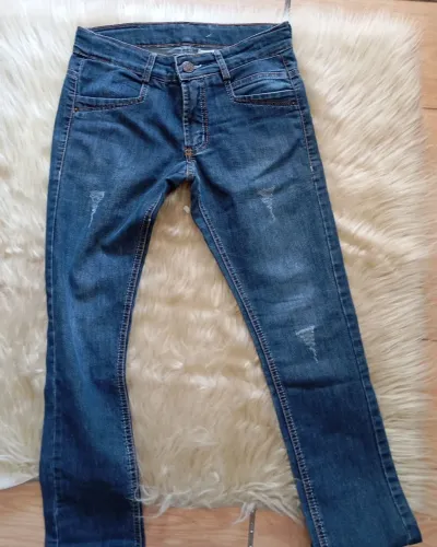 Calça jeans masculina 12 anos semi-novo