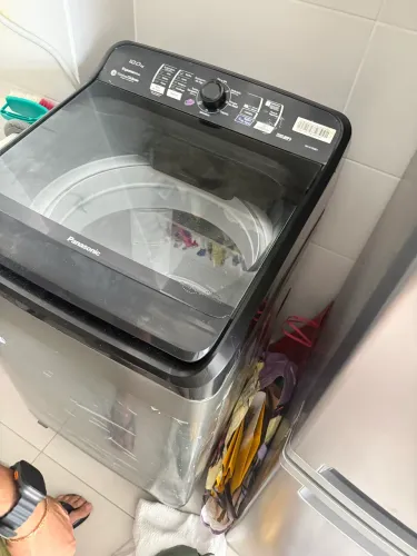 Lavadora Panasonic 12 KG com Sistema Ciclone e Espuma Ativa