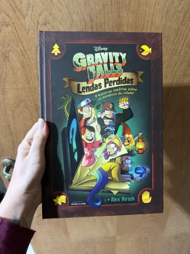 livro gravity falls - lendas perdidas