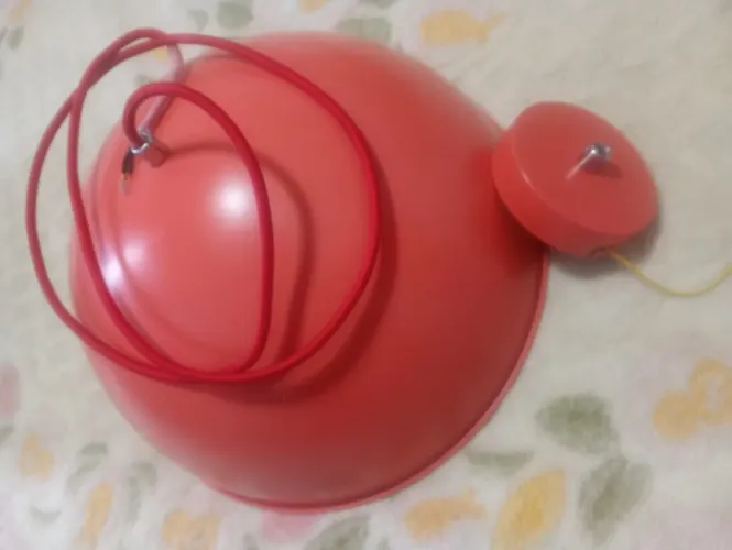 Lustre Pendente Vermelho Inspire