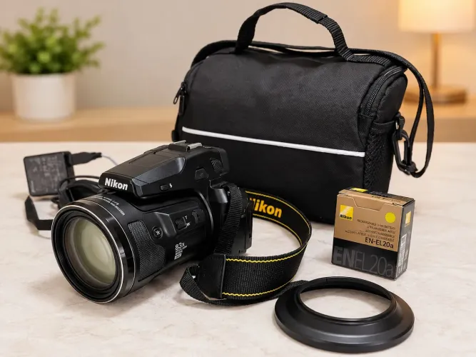 NIKON COOLPIX P950?ZOOM 83X?4K?R$ 3.500
