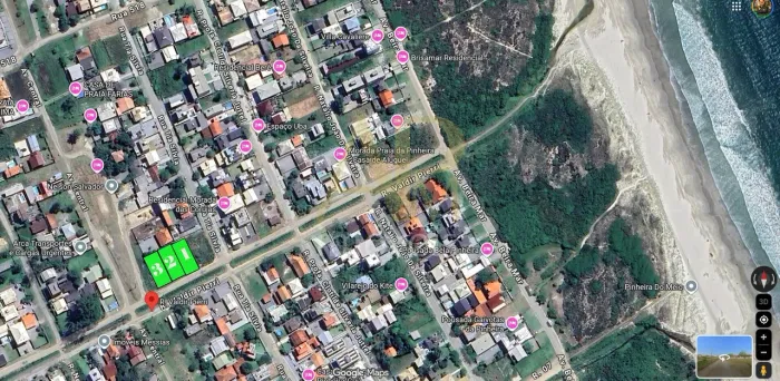 Terreno exclusivo à venda na Praia da Pinheira com 1.176m2 - Palhoça/SC