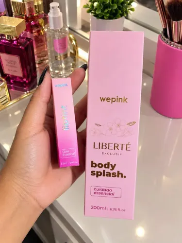 ? Combo Wepink Body Splash Liberté + Lip Tint Glow Essencial | Novos
