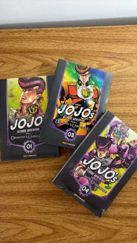JoJo's Bizarre Adventure: Parte 4 - Diamond Is Unbreakable - volumes 1 3 e 4