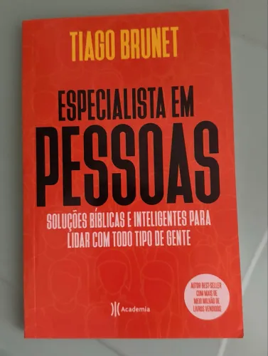 Livro: Especialista em Pessoas - Tiago Brunet