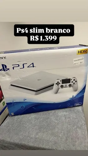 Playstation 4 Slim branco