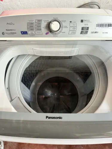 Máquina de lavar Panasonic 14kg branca 220V