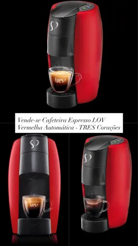 Cafeteira LOV 3 corações - Cápsulas