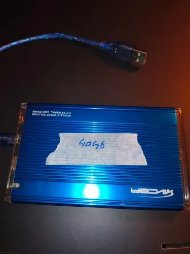 HD Externo 40Gb com bolsa protetora 