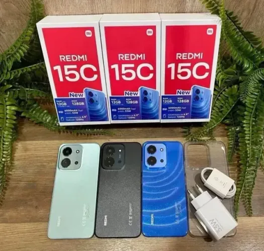 XIAOMI REDMI 15C 128GB/4GB RAM - CELULAR NOVO LACRADO
