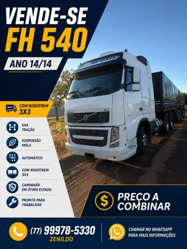 Vendo FH 540 com graneleiro 3x3