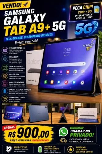 Samsung Galaxy tab a9+ chip