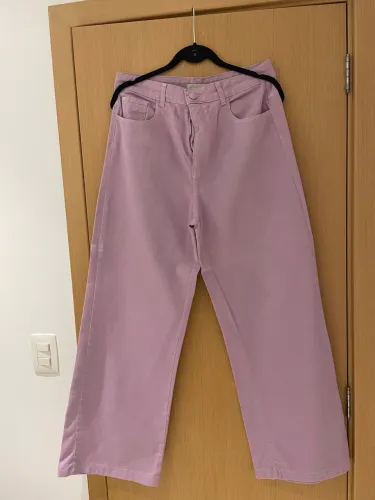 calça wide leg lizie lilás 42