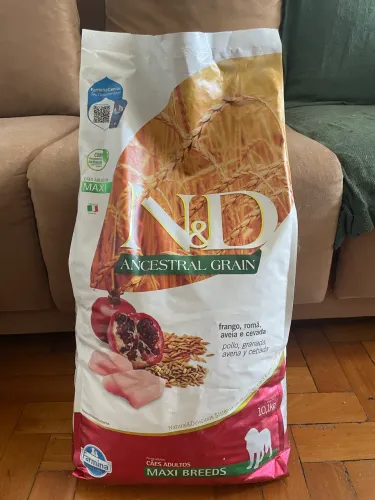 Ração N&d Ancestral Cães Raças Grans Frango - 10,1kg - Pacote fechado