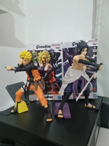 Dupla Figure Naruto e Sasuke Grandista ORIGINAL PRONTA ENTREGA