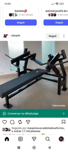 Supino articulado 
