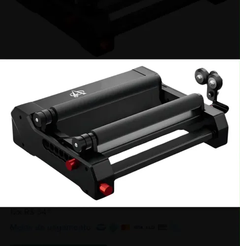 Rolo Rotativo AlgoLaser para Gravação Cilíndrica Canetas Copos 1-150mm