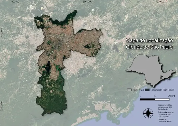 Produções em geoprocessamento