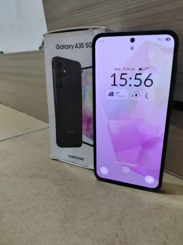 Vendo samsung A35 5G completo. Preço pra hoje.