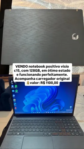 vendo notebook Positivo