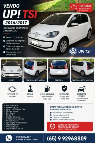 Volkswagen Up! Move 1.0 TSI Total Flex 12V 5P 2017