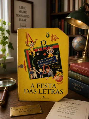 Livro, A Festa das Letras de Cecília Meireles e Josué de Castro, Editora Nova Fronteira
