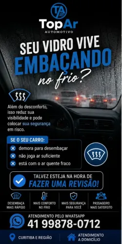 Serviço de Ar condicionado automotivo 