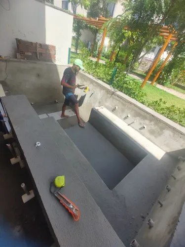 Construção de Piscina em Alvenaria