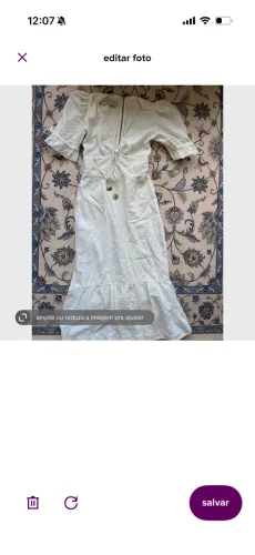Vestido off white essenciale