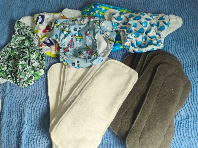 Kit fralda ecológica + Absorventes