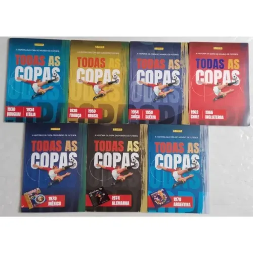 1930/1978 - Todas As Copas - 7 Fascículos