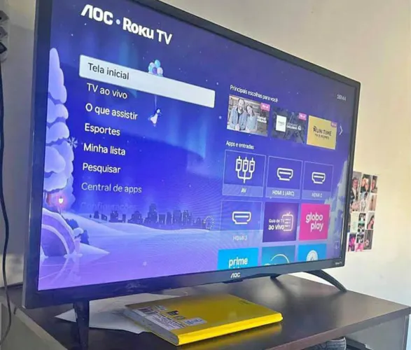 Smart Tv 32 Polegadas Hd Roku Tv 32
