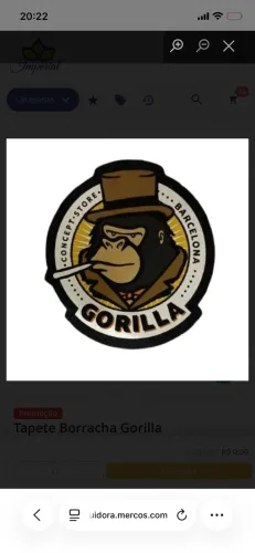 Tapete Gorilla